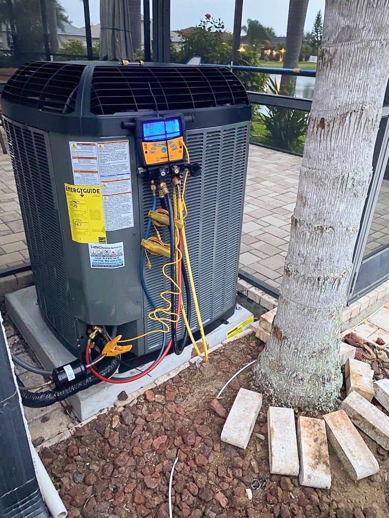 AC maintenance at a residential home