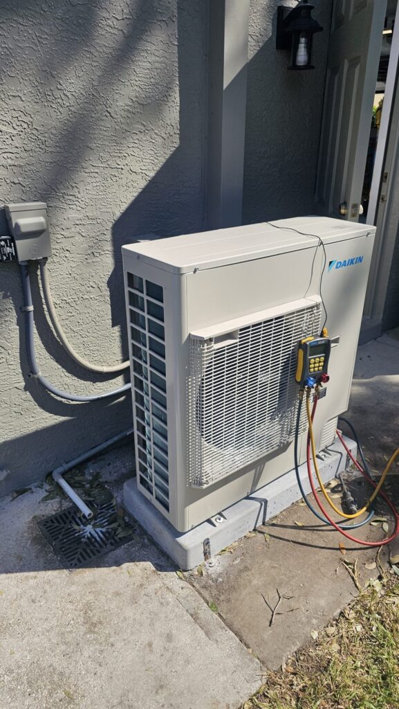 Daikin mini-split repair in Clearwater, FL.