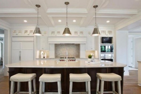 Indoor lighting installation in residential home.