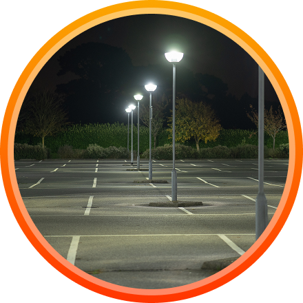Parking Lot Lighting Installation in Tampa, FL
